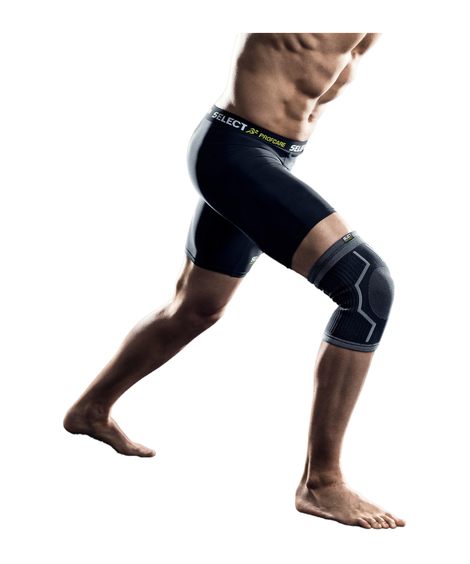 Select Unisex Elastic Knee Bandage Black Large