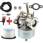 Carburetor for Tecumseh 632230 632272 H30 H50 H60 HH60 Engines Carb Fits many tecumseh 5&amp;6 HP 4 cycle engines on snowblowers &amp; troy bilt horse tillers