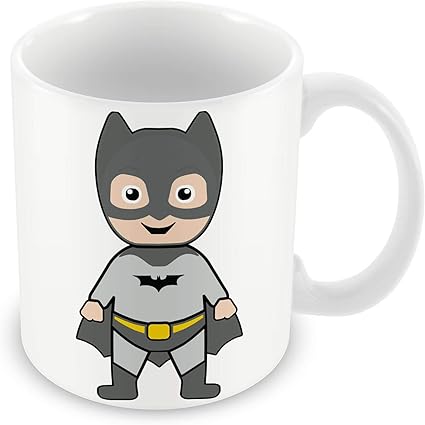 Taza De Ceramica Bebe Batman Dibujo Lindo Amazon Es Hogar