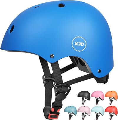 XJD Kids Helmet Toddler Bike Skateboard Scooter Roller Skating Blue Small Age