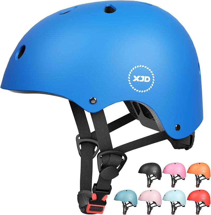 XJD Kids Helmet Toddler Bike Skateboard Scooter Roller Skating Blue Small Age