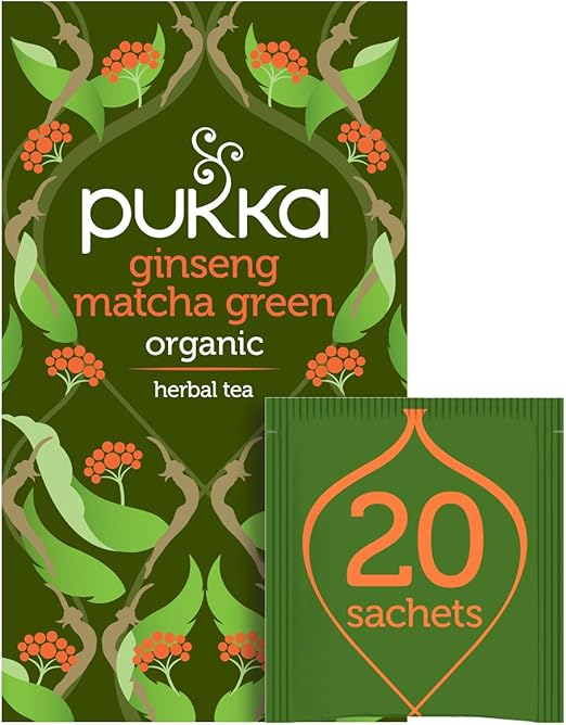 Pukka Ginseng Matcha Green Tea, 20 sachets Amazon.co.uk Prime Pantry