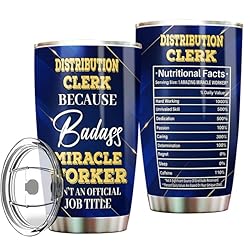 MONIZILUCKY Distribution Clerk Tumbler Stainless