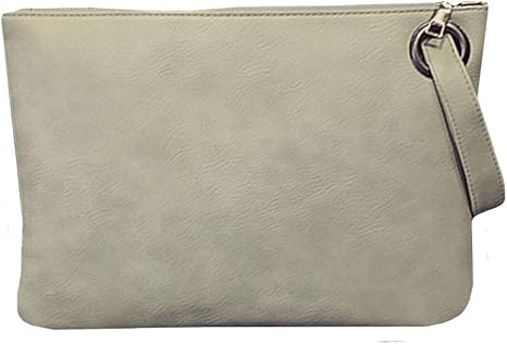 large leather clutch bag