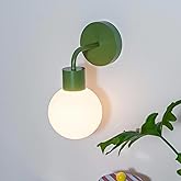 Poplight Wireless Wall Sconce (Shark Tank) Rechargeable & Dimmable LED Light w/App Control & Damage-Free Install, Moveable Mo