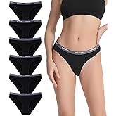 wirarpa Women's Bikini Panties No Panty Line Sexy Cotton Underwear 4/6 Pack