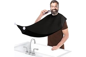 TUNYINSH Beard Bib Apron for Men-Beard Hair Catcher for Men Shaving & Trimming