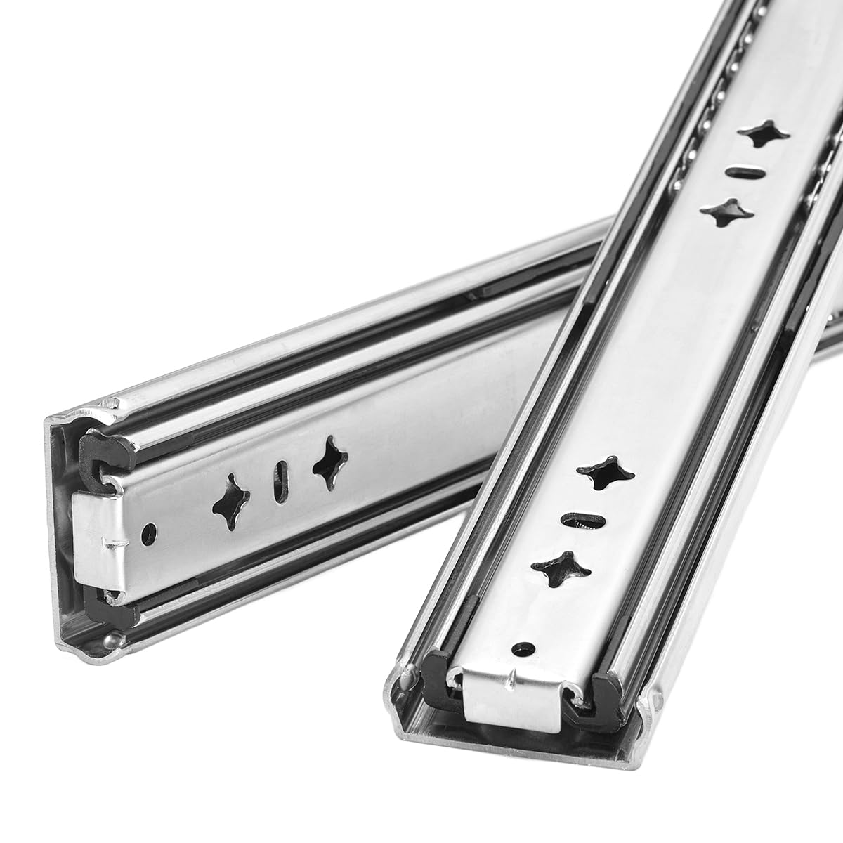 Photo 1 of Heavy Duty Drawer Slides, 30 Inch, 300 lb Load Capacity, Side Mount, Ball Bearing, Full Extension, Locking, 1 Pair