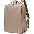 GOLF SUPAGS Stylish Laptop Backpack for Women Airline Approved Perfect for Work College and Travel Multi-Functional Casual Daypack Fits 14 Inch Notebook (Champagne)