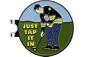Balanced Co. Funny Golf Hat Clip with Enamel Magnetic Ball Marker