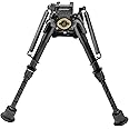 Harris Engineering Bipod, Rotating, Black, Leg Notch, 6"-9" S-BRMP