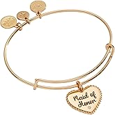 Alex and Ani Maid of Honor Heart Bangle