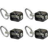 Buyers Products B2598H4 5/8 Inch Weld-On Spring Latch Assembly, 4 Pack | Spring-Loaded Weld-On Latch Assembly Secures Trailer Gates, Doors, Panels, And Heavy Duty Closures