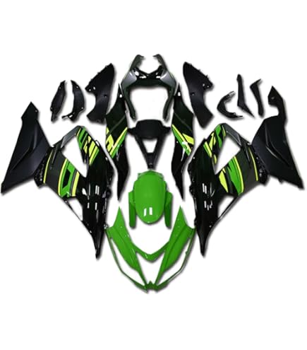 Amazon.com: MC Green Black Fairing Fit for Kawasaki Ninja 2007
