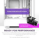 NZXT H5 Flow ATX Mid Tower Case Front USB Type-C White view 6