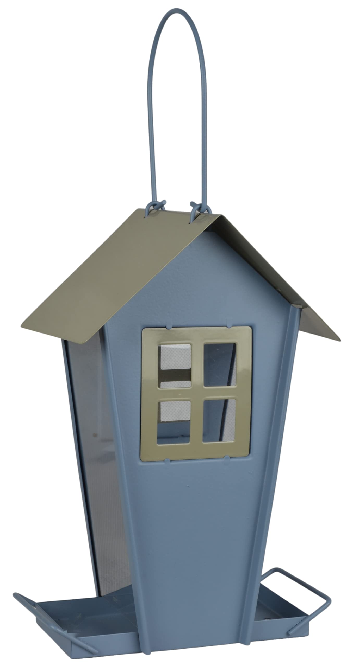 Supa "Sutherland" Wild Bird Seed Feeder (Pack of 1), House Shaped Contemporary Feeder, Ideal For Small & Medium Sized Garden Birds