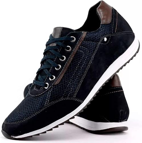 tenis masculino casual em couro