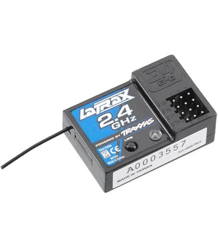 Traxxas 6519 Automobile (-) Micro Receiver Model Car Parts, Black