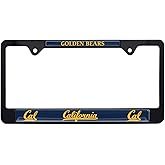 Cal Golden Bears Black License Plate Frame
