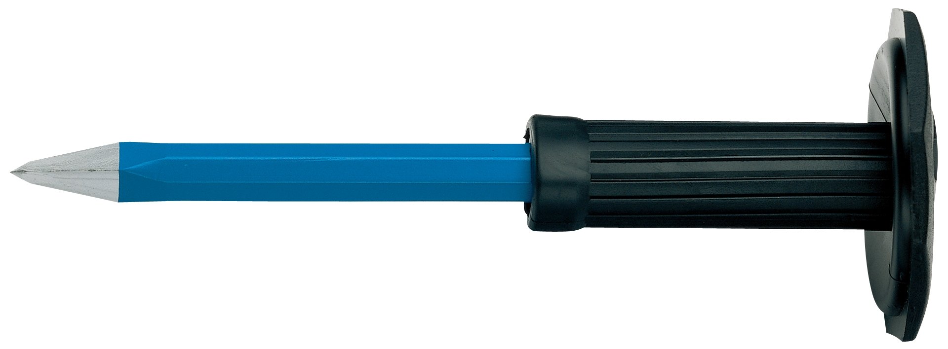 Unior 670/6AHS Pointed Chisel with Hand Guard 300mm