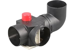 Copgge 75mm 3inch Diesel Heater Duct Connector Parking Auxiliary Heater Ducting Pipe Outlet Elbow Connector Fits for Eberspac