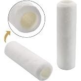 Paint Roller Covers for Electric Paint Roller- 3/8" NAP Perforated Power Rollers Cover, 9-inch Replacement Knitted Automatic Roller Cover(2-Pack)