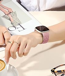 Odbeai Leopard Bands Compatible with Fitbit Versa 4