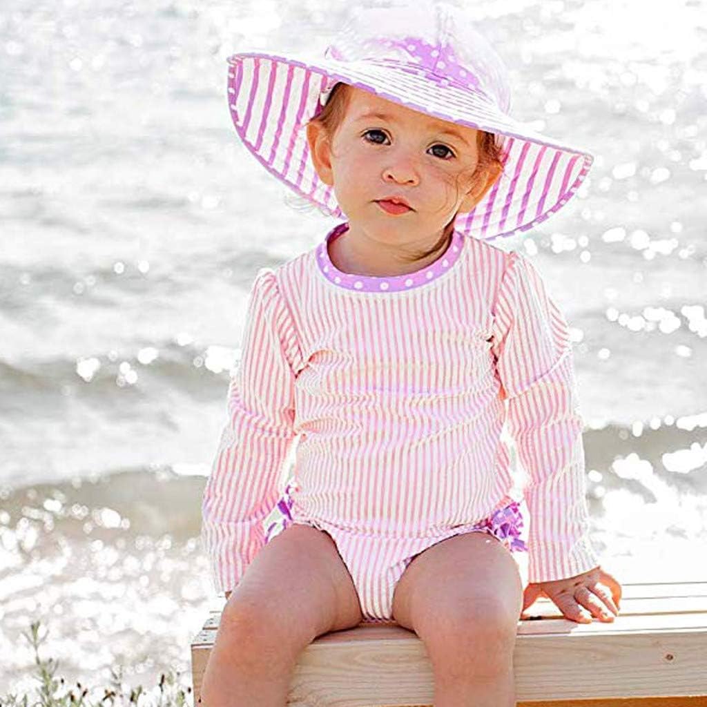 baby girl sun protection swimsuit