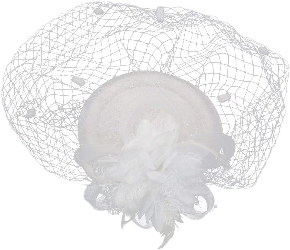 Fascinators for Women Hats Headbands Kentucky Derby Party Hair Clip Feathers