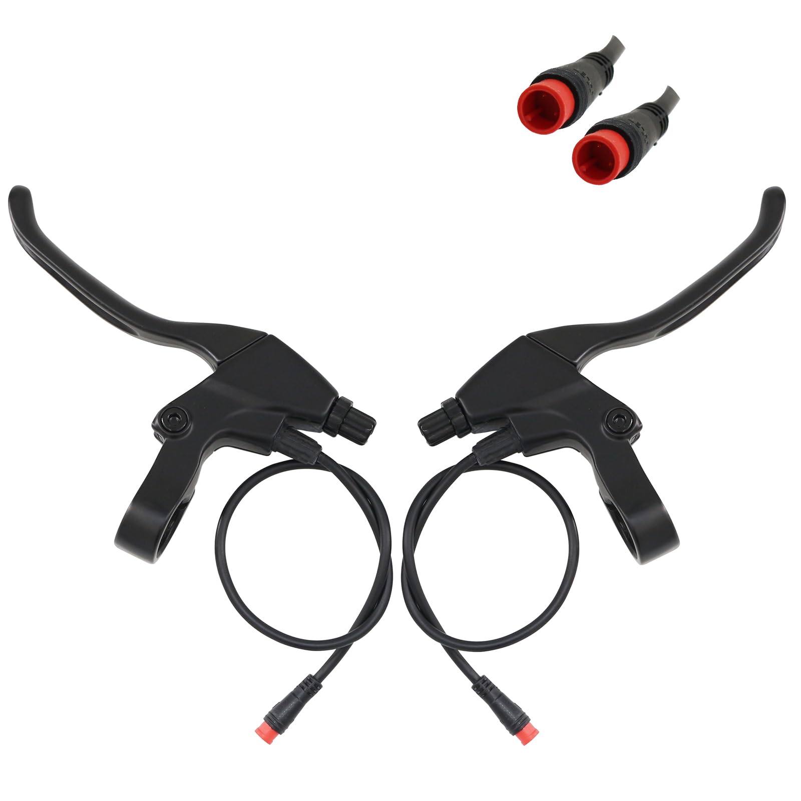 Photo 1 of S SENQI E-Bike Brake Lever for Electric Bicycle E-Bike E-Scooter Electronic Tricycle Safety Control with Waterproof Wire(1 Pair)