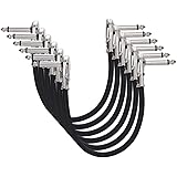 Amazon Basics 1/4 Inch Guitar Patch Cable - 6 Inch