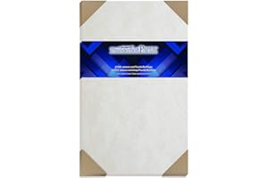 THUNDERBOLT PAPER 50 Gray Parchment 65lb Cover Weight Paper 8.5 X 14 Inches Cardstock Colored Sheets Legal Size -Printable Old Parchment Semblance