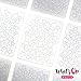 Whats Up Nails - Stars Vinyl Stencils for Nail Art Design (1 Sheet, 12 Stencils)
