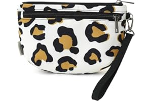 BBORGDC Small Wristlet Wallets for Women, Zip Clutch Bag with Wristlet Pouch, 3-Zipper Original Design