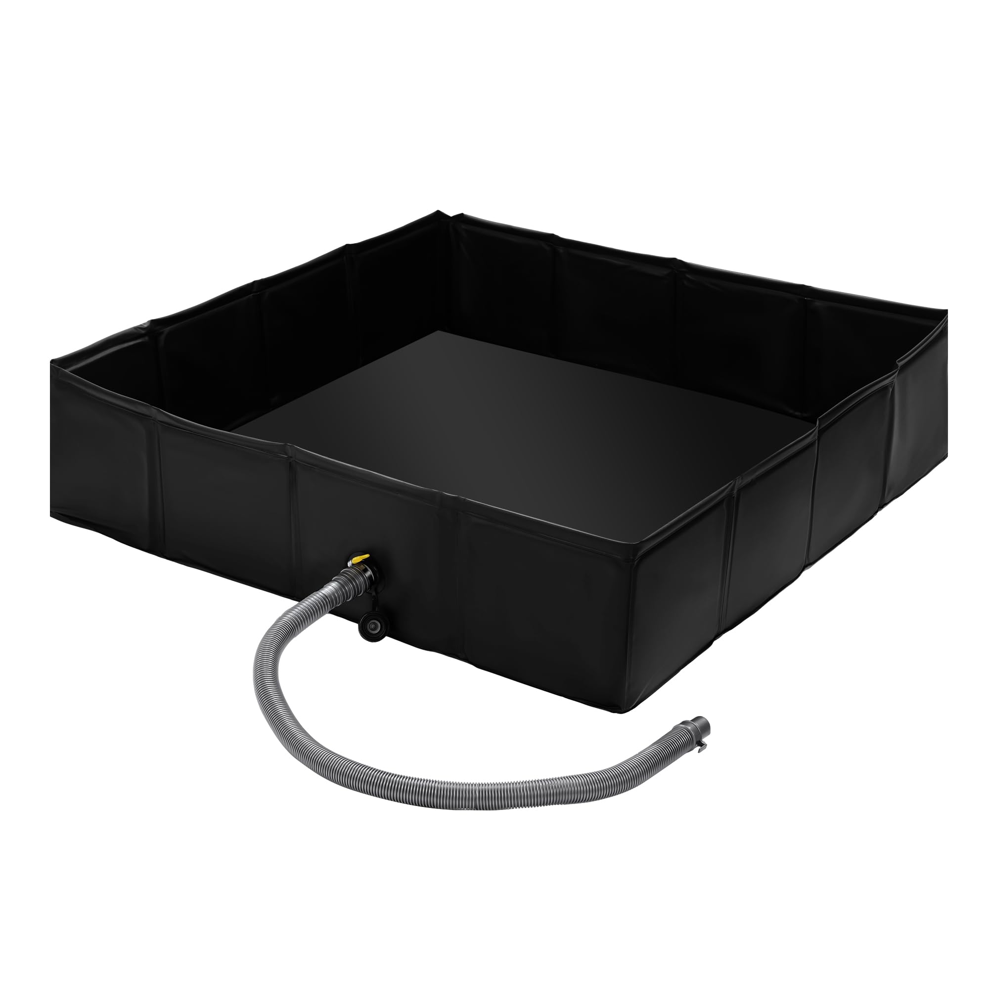 Photo 1 of (missing hose) MABOZOO Portable Shower Pan, 41" x 41" x 10" Outdoor Shower Base Foldable Shower Base with Drain Pipe Camping