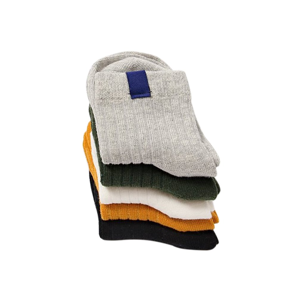 Kids Boys and Girls Athletic Crew Cotton Socks for Toddlers Preschool Non Skid Sports Ankle Seamless Sock 5 pairs