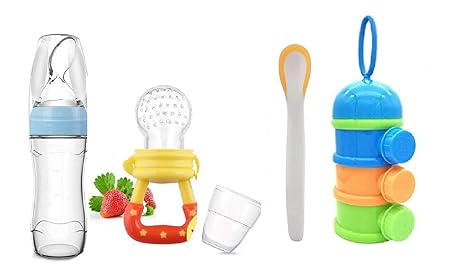 Buy Gilli Shopee Baby Food Feeder Silicone Spoon Bottle For Baby