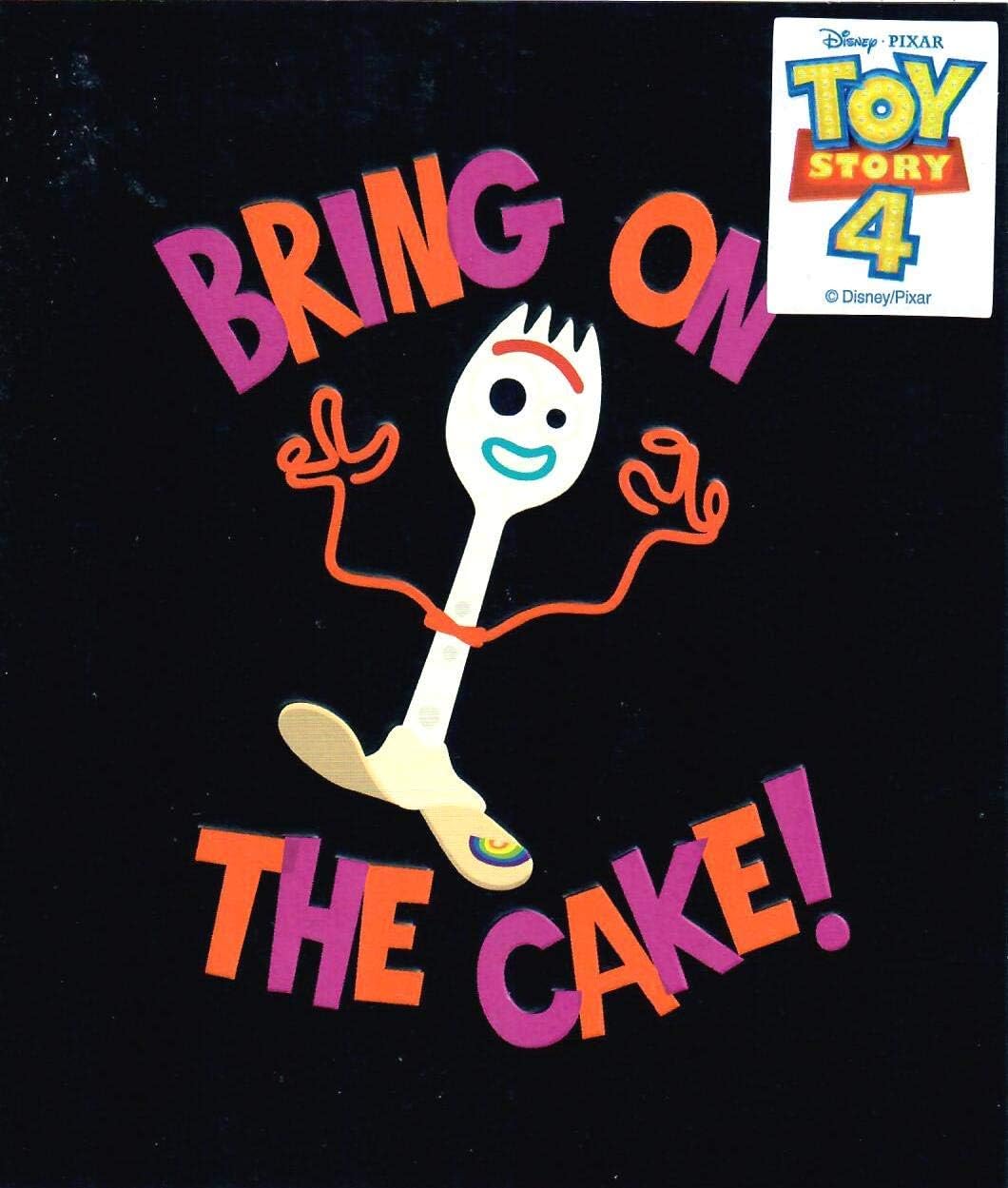 Toy Story 4 - Bring On The Cake! - Birthday Card, 160mm x 135mm