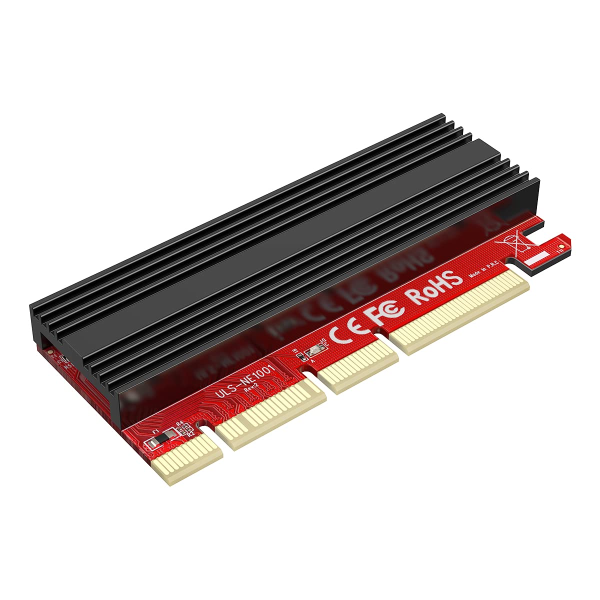 Cysslogy PCIe 4.0 to NVMe M.2 Adapter Support x4 x8 x16 Slot with Aluminum Heat Sink
