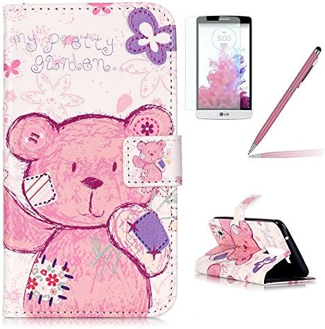 LG Stylus 2 Case, LG G Stylo 2 LS775 Case, Mellonlu Premium PU Leather Flip Wallet Case for LG G Stylo 2 LS775/Stylus 2, with Free Screen Protector + Stylus Pen, (Not fit LG G Stylo 2 Plus)