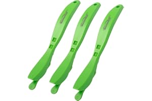 NEWISHTOOL Green Wrapping Paper Cutter, 3 Pack Wrap Paper Cutting Tool, Safty Back Slitter Cut Knife for Craft Paper,Vinyl Wrap, Carbon Fiber Film, Glass Tint Film Straight Cut Tool