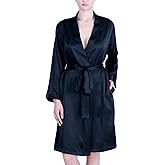 OSCAR ROSSA Women's Luxury Silk Sleepwear 100% Mulberry Silk Robe Kimono