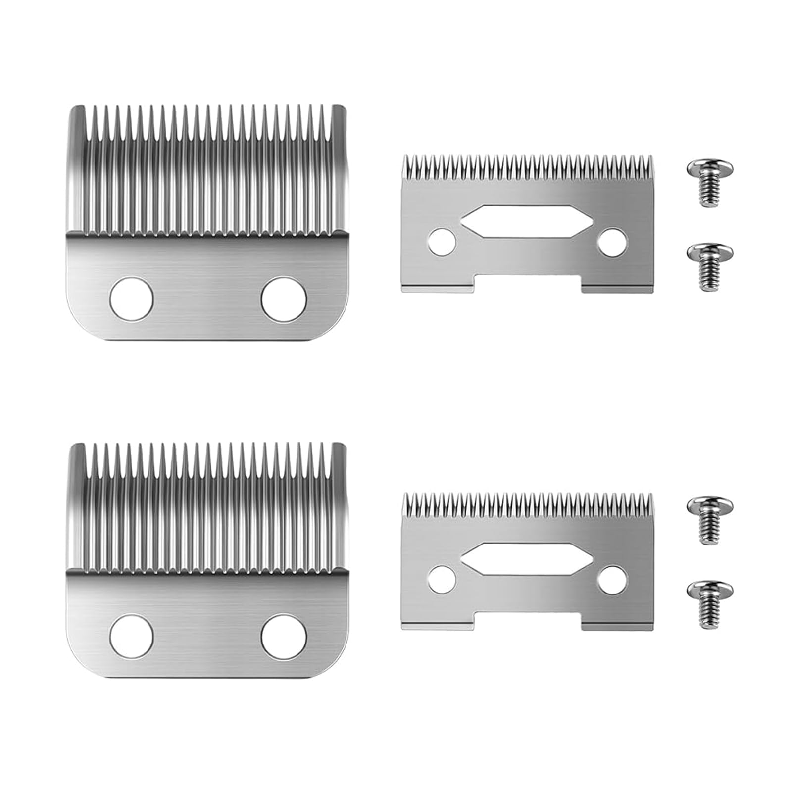 Photo 1 of 2 Pack Blade Fit for Wahl Clipper Blades Replacement,Compatible for Wahl Clipper 2 Hole Clipper Blade Replacement Blades
