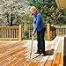 HomeRight StainStick Deck Stain Applicator C800780.M Deck Stain Tool, Stain Tool for Deck Boards, Stain Applicator Pad, Staining Wood, Fence Stain