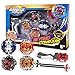 Innoo Tech Bey Battle Blade Burst | 4 Pieces Speed Gyro Metal Combat Gyro Set | 4D Fusion Model Burst Evolution Combination Series with 2 Launcher Toys for Kids