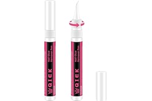 QIEK Nail Glue Remover for Press On Nails, 10ml*2pcs Upgraded 2 in 1 Twist & Remove Pen Design Gentle Quick Removal, Semi Solid Nail Glue Adhesive Remover, Not for Gel Polish Base Coat