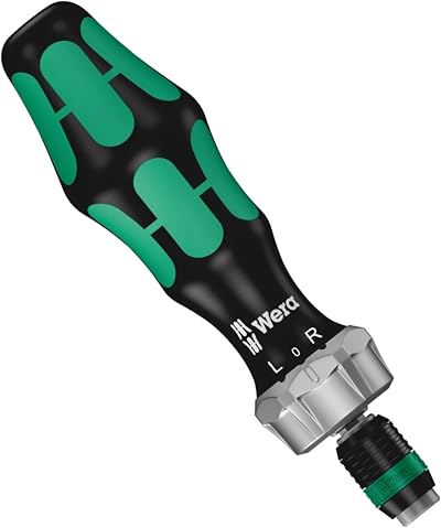 Wera 05051461001 816 RA 1/4 Inch Ratchet Screwdriver Silver 50Nm Max Torque