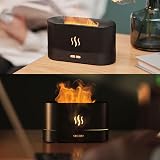 Elitecran Essential Oil Diffuser with Flame Effect 180ml Black view 6
