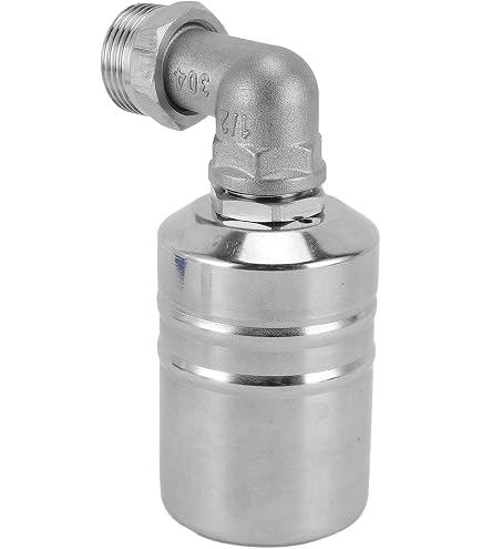 Valvola A Galleggiante Per Controllo Livello Acqua, Attacchi 1/2" E 3/4", Completa In Acciaio Inox