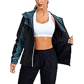 LAZAWG Rain Jacket Women Lightweight Rain Coat with Hood Waterproof Breathable for Summer Spring Travel Outdoor